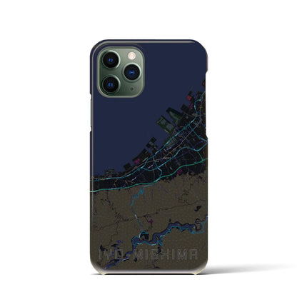 【伊予三島（愛媛県）】地図柄iPhoneケース（バックカバータイプ）