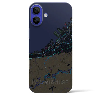 【伊予三島（愛媛県）】地図柄iPhoneケース（バックカバータイプ）