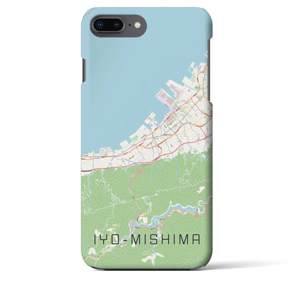 【伊予三島（愛媛県）】地図柄iPhoneケース（バックカバータイプ）