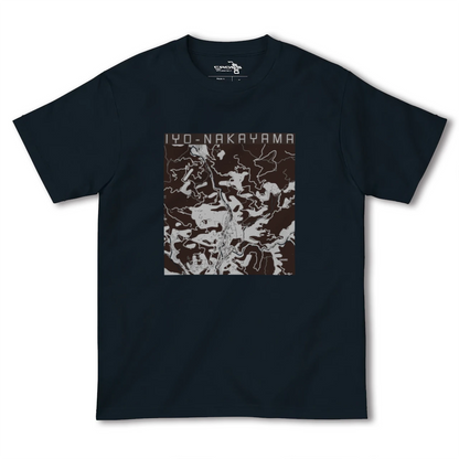 【伊予中山（愛媛県）】地図柄ヘビーウェイトTシャツ