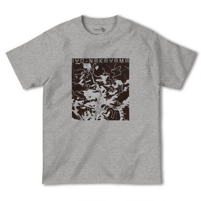 【伊予中山（愛媛県）】地図柄ヘビーウェイトTシャツ