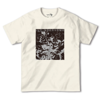 【伊予中山（愛媛県）】地図柄ヘビーウェイトTシャツ
