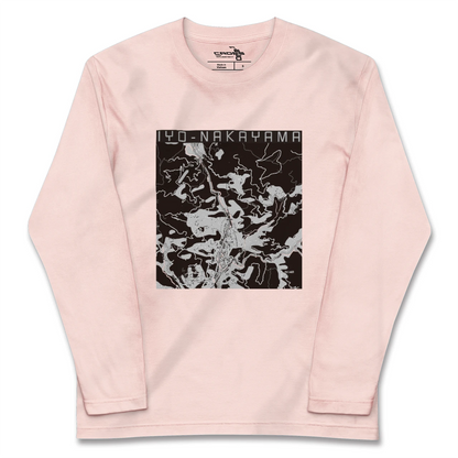 【伊予中山（愛媛県）】地図柄ロングスリーブTシャツ