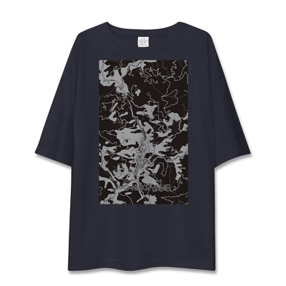 【伊予中山（愛媛県）】地図柄ビッグシルエットTシャツ