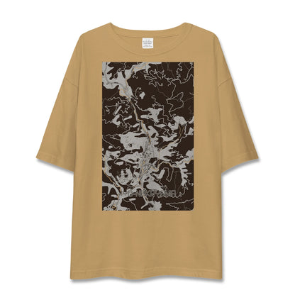 【伊予中山（愛媛県）】地図柄ビッグシルエットTシャツ