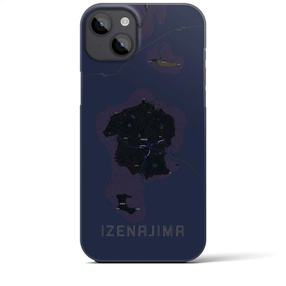 【伊是名島（沖縄県）】地図柄iPhoneケース（バックカバータイプ）