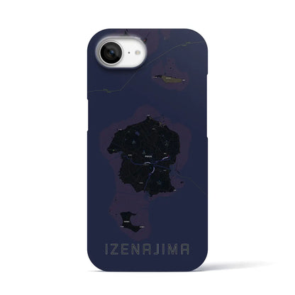 【伊是名島（沖縄県）】地図柄iPhoneケース（バックカバータイプ）