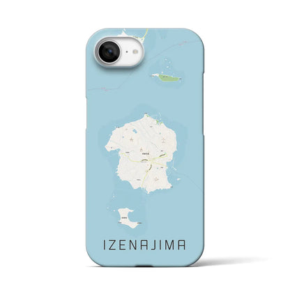 【伊是名島（沖縄県）】地図柄iPhoneケース（バックカバータイプ）