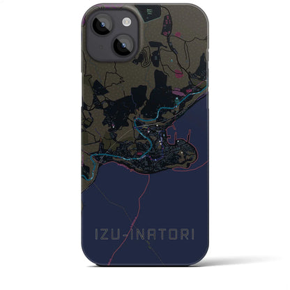 【伊豆稲取（静岡県）】地図柄iPhoneケース（バックカバータイプ）