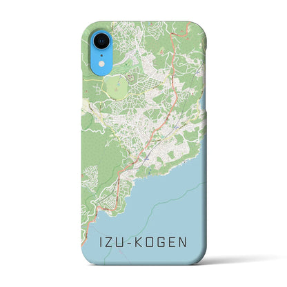 【伊豆高原（静岡県）】地図柄iPhoneケース（バックカバータイプ）