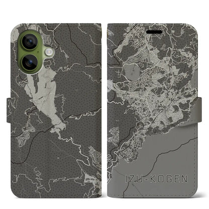 【伊豆高原（静岡県）】地図柄iPhoneケース（手帳タイプ）