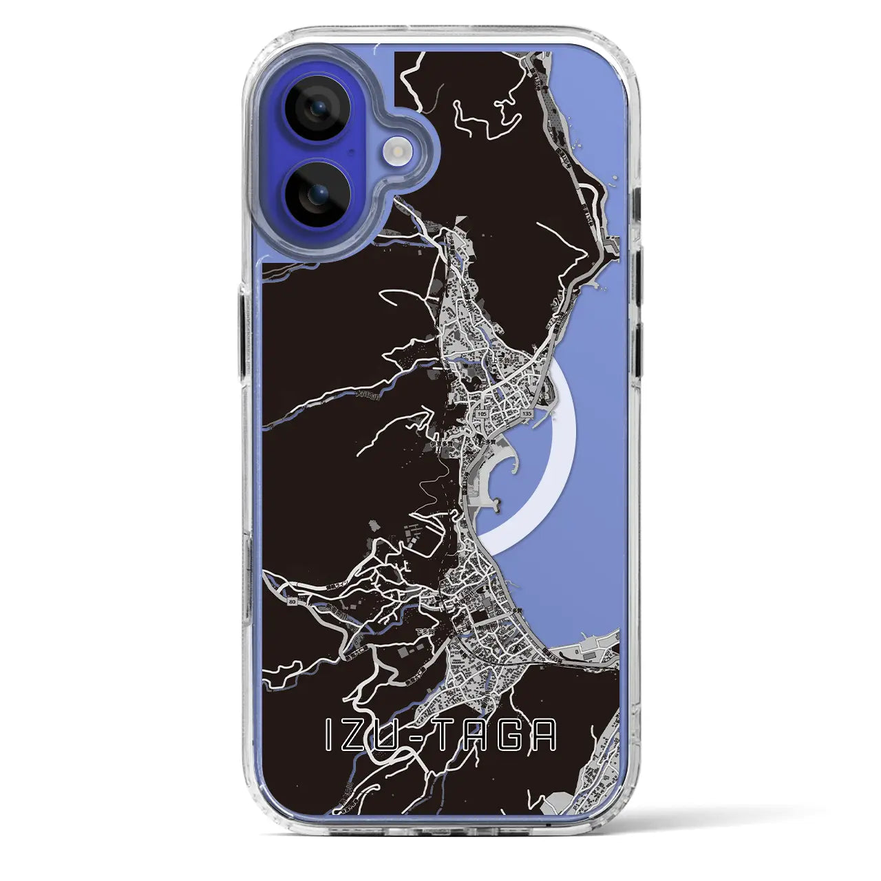 【伊豆多賀（静岡県）】地図柄iPhoneケース（MagSafeタイプ）