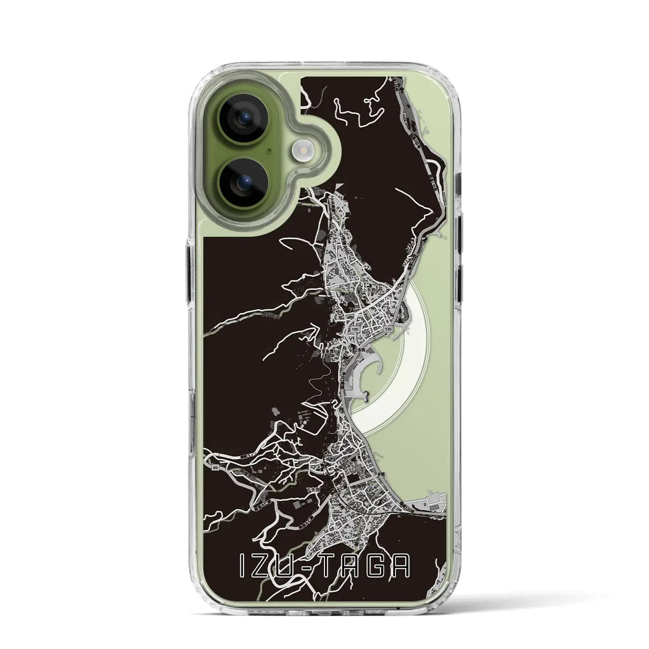 【伊豆多賀（静岡県）】地図柄iPhoneケース（MagSafeタイプ）