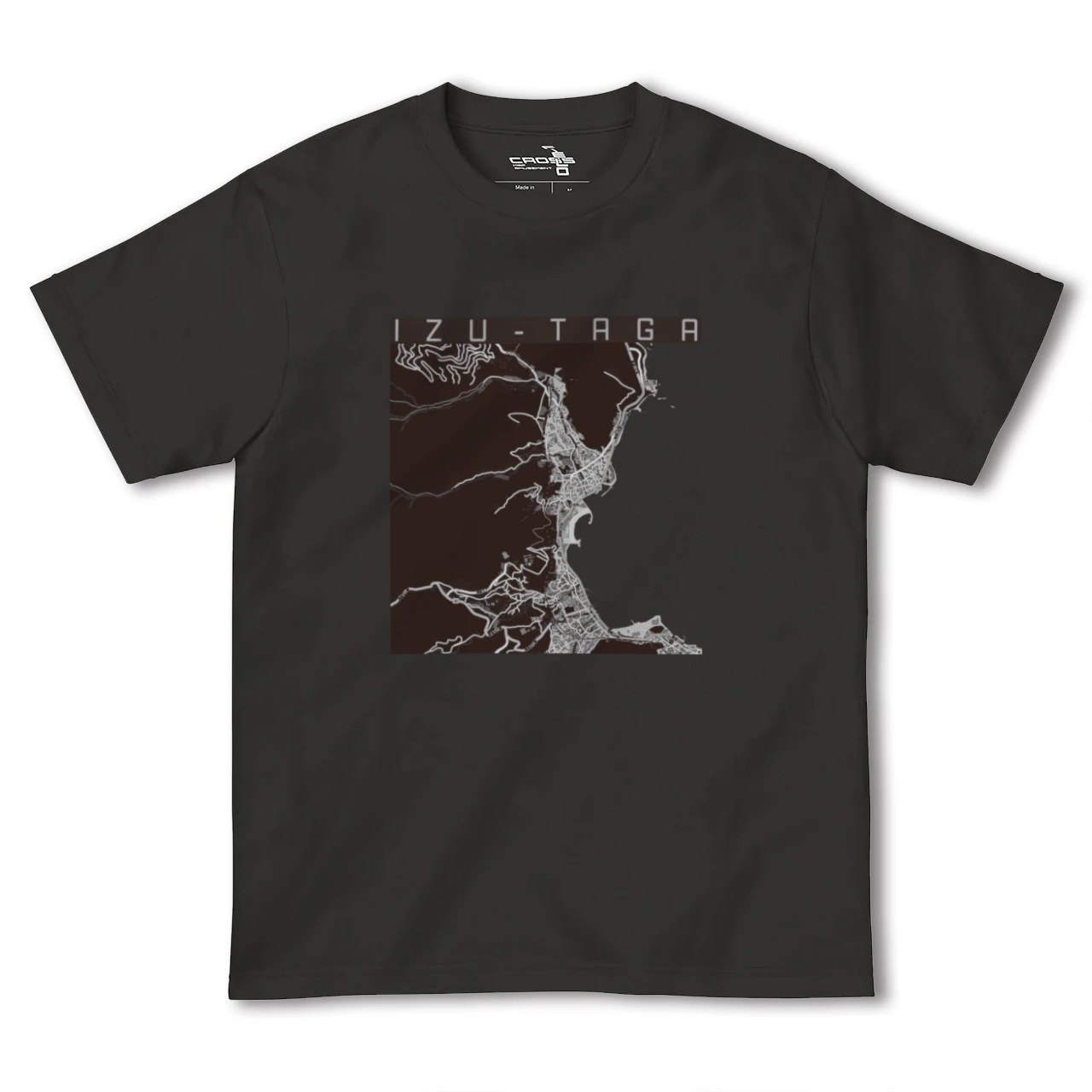 【伊豆多賀（静岡県）】地図柄ヘビーウェイトTシャツ