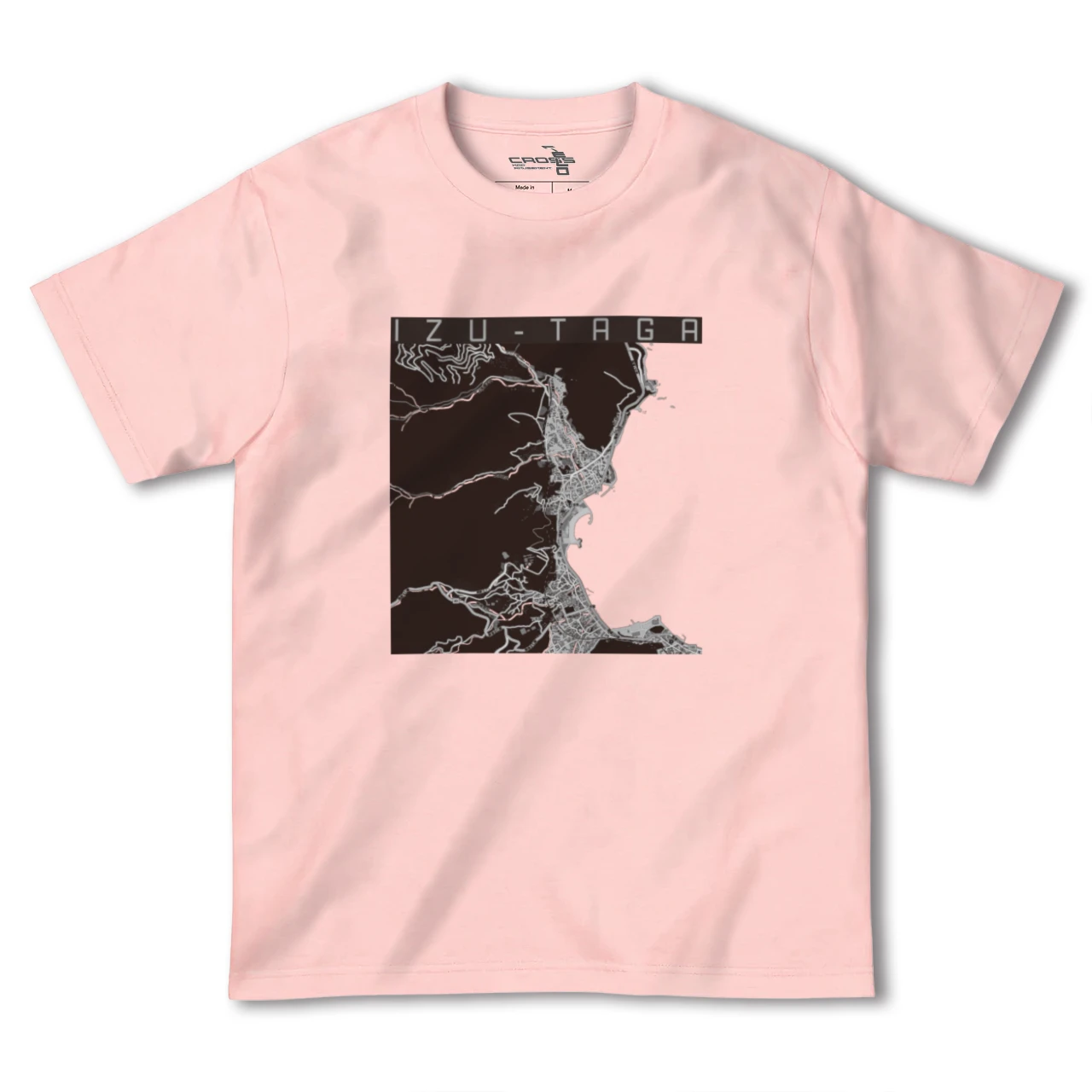 【伊豆多賀（静岡県）】地図柄ヘビーウェイトTシャツ