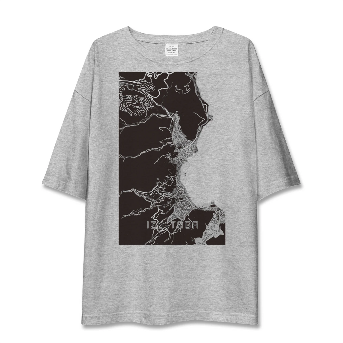 【伊豆多賀（静岡県）】地図柄ビッグシルエットTシャツ