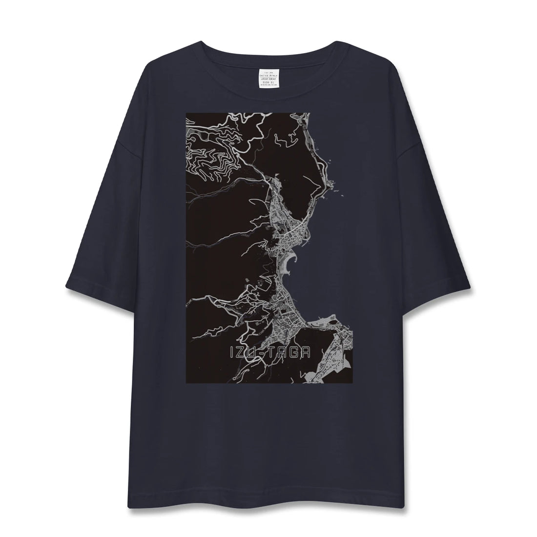 【伊豆多賀(静岡県)】地図柄ビッグシルエットTシャツ
