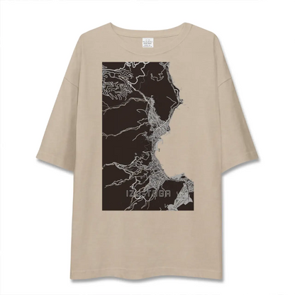【伊豆多賀（静岡県）】地図柄ビッグシルエットTシャツ