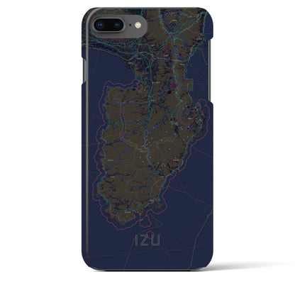 【伊豆2（静岡県）】地図柄iPhoneケース（バックカバータイプ）