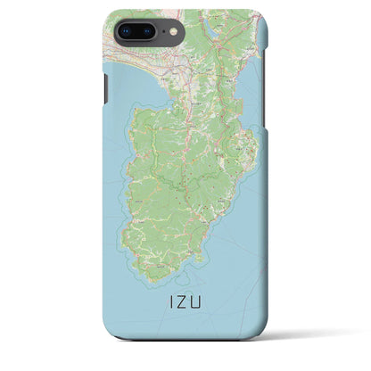 【伊豆2（静岡県）】地図柄iPhoneケース（バックカバータイプ）