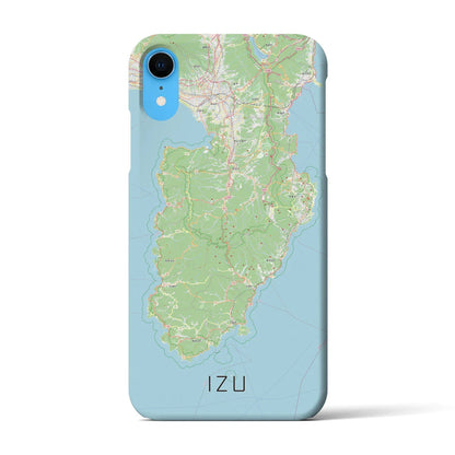 【伊豆2（静岡県）】地図柄iPhoneケース（バックカバータイプ）