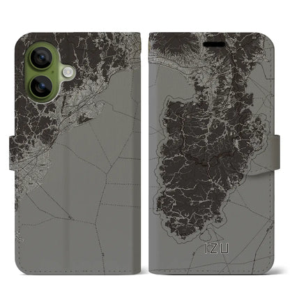 【伊豆2（静岡県）】地図柄iPhoneケース（手帳タイプ）