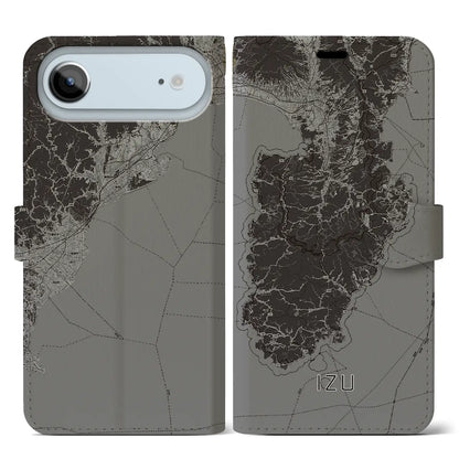 【伊豆2（静岡県）】地図柄iPhoneケース（手帳タイプ）