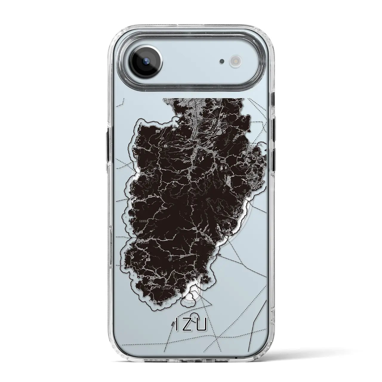 【伊豆2（静岡県）】地図柄iPhoneケース（MagSafeタイプ）