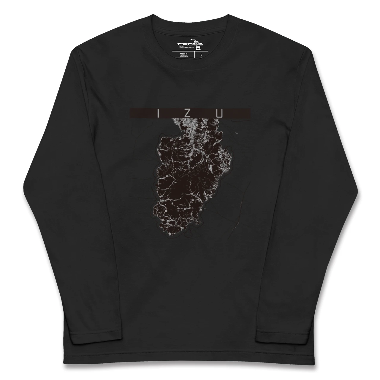 【伊豆2（静岡県）】地図柄ロングスリーブTシャツ
