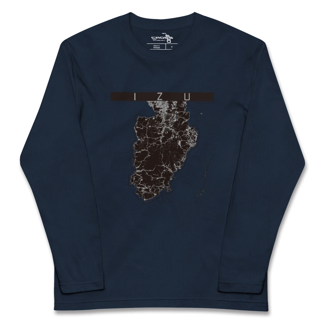 【伊豆2（静岡県）】地図柄ロングスリーブTシャツ
