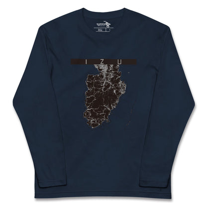 【伊豆2（静岡県）】地図柄ロングスリーブTシャツ