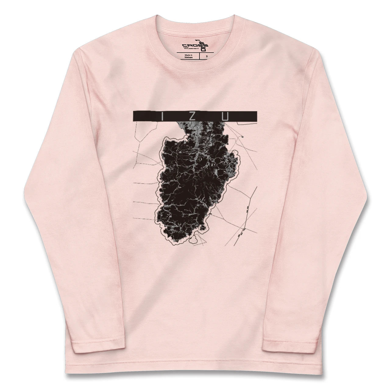 【伊豆2（静岡県）】地図柄ロングスリーブTシャツ