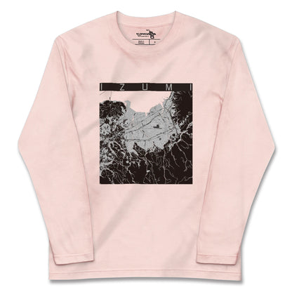 【出水（鹿児島県）】地図柄ロングスリーブTシャツ