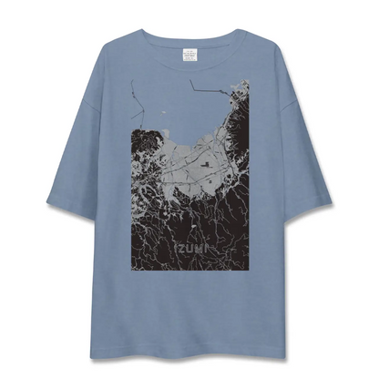 【出水（鹿児島県）】地図柄ビッグシルエットTシャツ