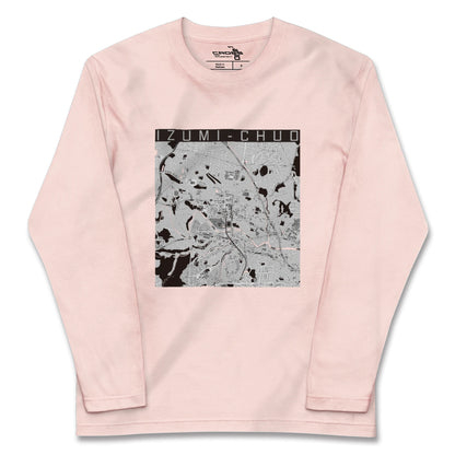 【泉中央（宮城県）】地図柄ロングスリーブTシャツ