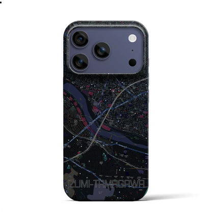 【和泉多摩川（東京都）】地図柄iPhoneケース（バックカバータイプ）