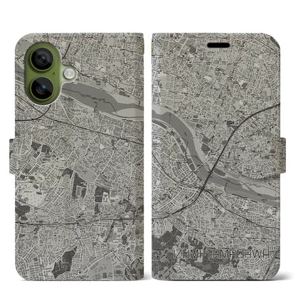 【和泉多摩川（東京都）】地図柄iPhoneケース（手帳タイプ）