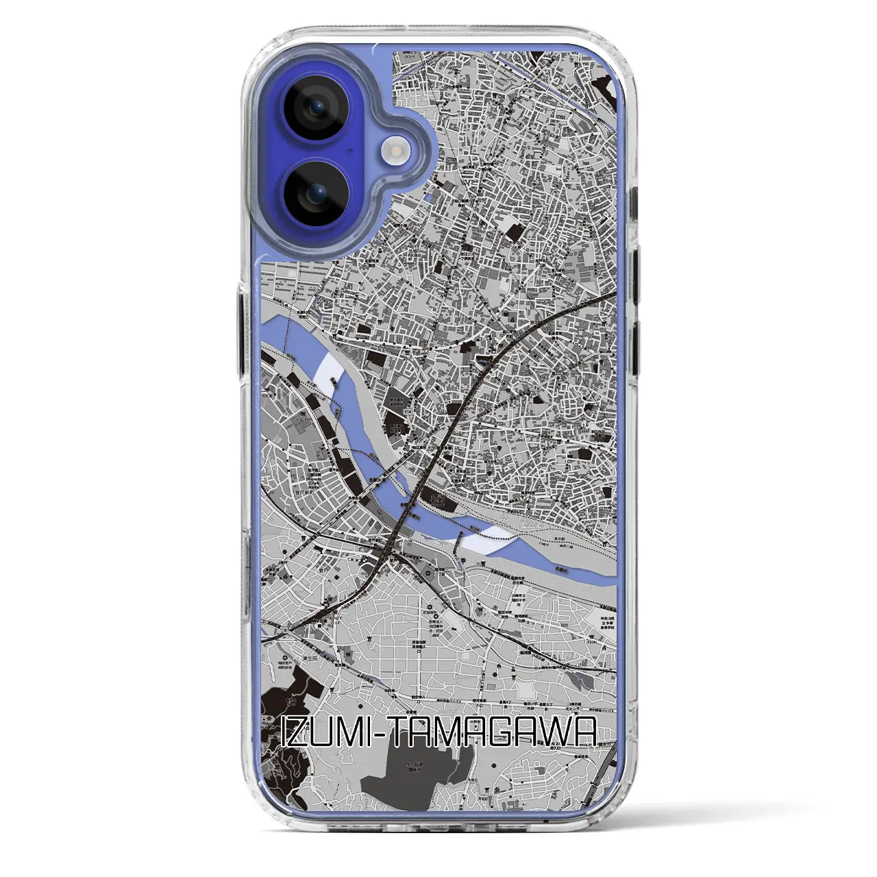 【和泉多摩川（東京都）】地図柄iPhoneケース（MagSafeタイプ）