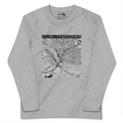 【和泉多摩川（東京都）】地図柄ロングスリーブTシャツ