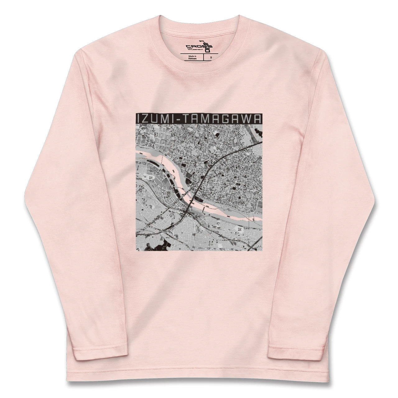 【和泉多摩川（東京都）】地図柄ロングスリーブTシャツ
