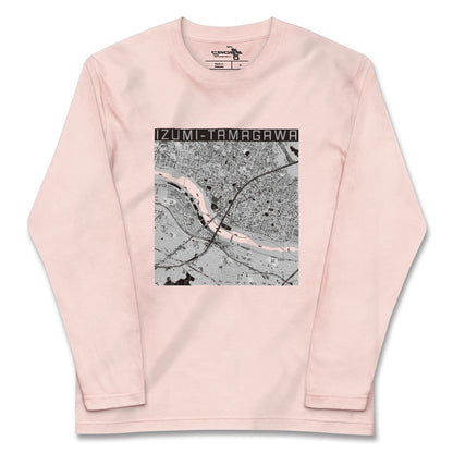 【和泉多摩川（東京都）】地図柄ロングスリーブTシャツ