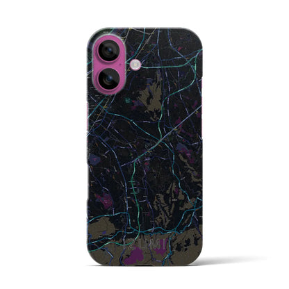 【和泉（大阪府）】地図柄iPhoneケース（バックカバータイプ）