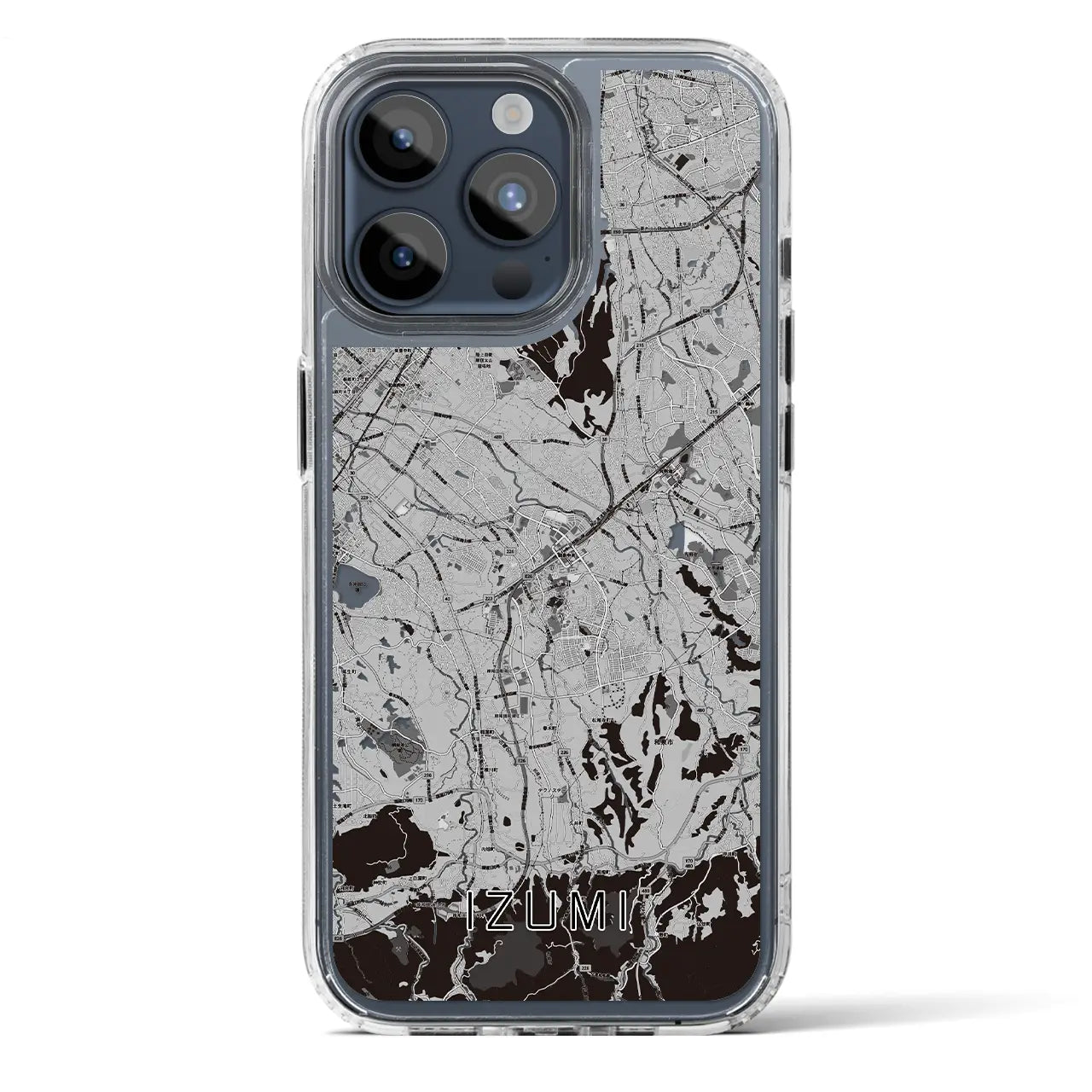 【和泉（大阪府）】地図柄iPhoneケース（MagSafeタイプ）