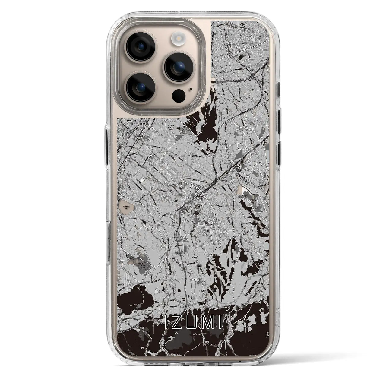 【和泉（大阪府）】地図柄iPhoneケース（MagSafeタイプ）