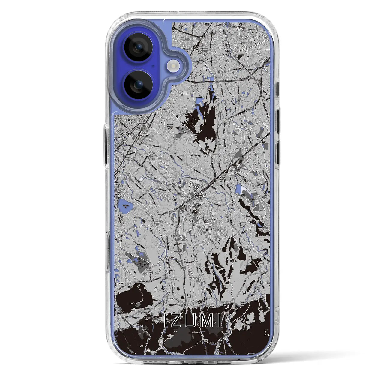 【和泉（大阪府）】地図柄iPhoneケース（MagSafeタイプ）