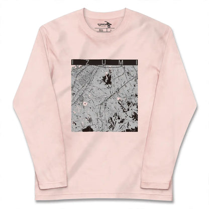 【和泉（大阪府）】地図柄ロングスリーブTシャツ