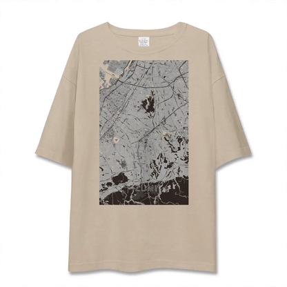 【和泉（大阪府）】地図柄ビッグシルエットTシャツ