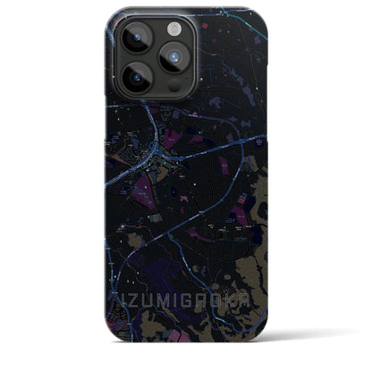 【泉ケ丘（大阪府）】地図柄iPhoneケース（バックカバータイプ）