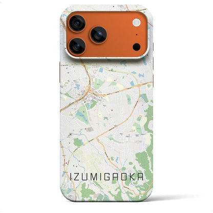 【泉ケ丘（大阪府）】地図柄iPhoneケース（バックカバータイプ）