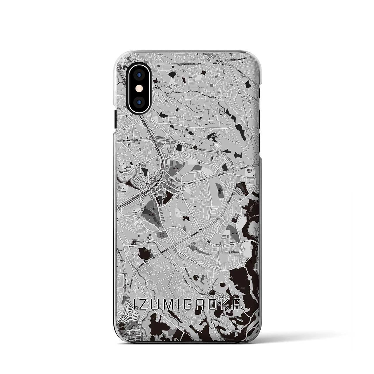 【泉ケ丘（大阪府）】地図柄iPhoneケース（クリアタイプ）
